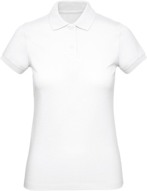 Polo femme blanc en textile bio