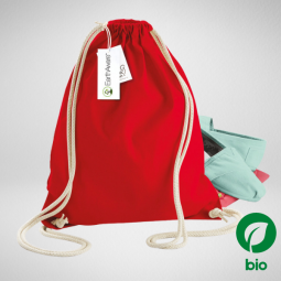 Petit sac à dos personnalisé recyclé à cordon coulissant - Taille enfant